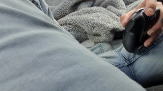 Miniatura de Shopping for sex toys, public play, public cumshot, public walking, masturbate public, nearly caught