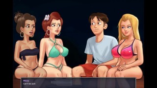 Miniatura de SummerTimeSaga-Horny Milfs Beach Party Threesome