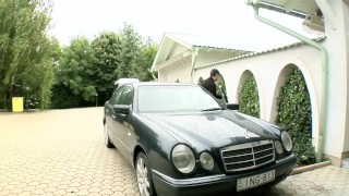 Miniatura de Cecilia Vega EURO Amazing Anal Creampie with Mugur & Nick Lang Double Penetration Outdoor Teaser#1
