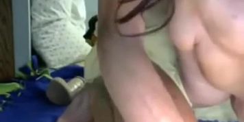 Miniatura de Incredible amateur petite brunette milf huge anal dildo and squirting