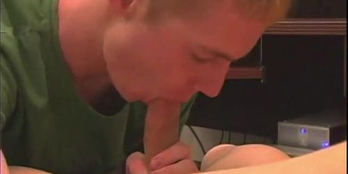 Miniatura de Vintage Gay Blowjob with Hairy Hunk