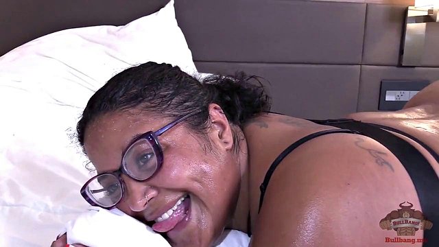 Miniatura de Gushing Latina Double Penetration Gangbang