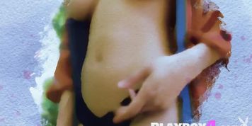 Miniatura de Big boobs ebony MILF Brookliyn hot posing outdoor and revealed perfect natural body