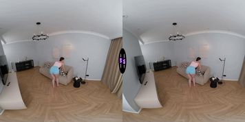Miniatura de Skinny Brunette In Intimate Vr Experience