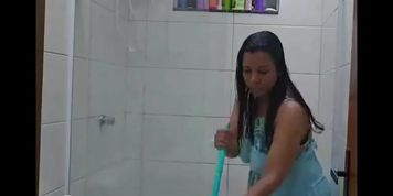 Miniatura de Dad Watched Me Clean Bathroom Naked Blowjob