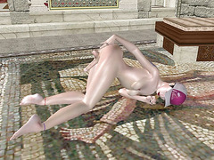 Miniatura de Beautiful Shemale Fingers Ass on Floor 3D Cartoon Henta
