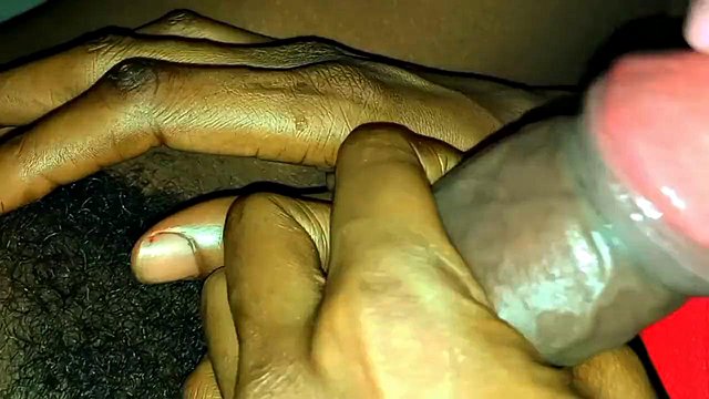 Miniatura de Gay Ebony Hunk's Big Cock with Ring Makes Sexe in Real Life's Panties Drip Slick and