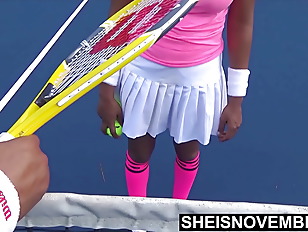 Miniatura de hd a naive ebony tennis playing slut loses match, must fuck his big cock pov hardcore doggystyle wet pussy fucking, after