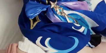 Miniatura de Hydro cosplay model craves intense breeding session