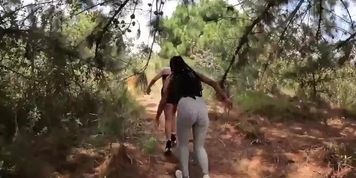 Miniatura de Two Friends And Me Went To Exercise, Ended Up In A Wild Outdoor Threesome With A Big Dick