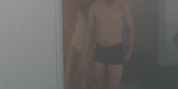 Miniatura de Sauna encounter turns intimate for couple (Cherry Crush)
