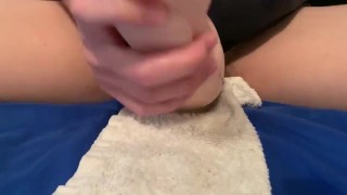 Miniatura de Uncensored masturbation with big dick using toy 2nd match 3/18
