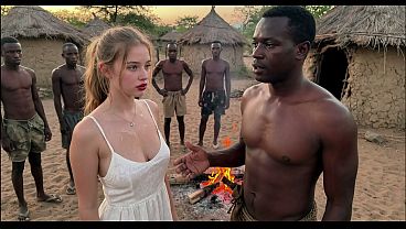 Miniatura de Innocent White Tourist Travels Through Africa and Gets Happily Fucked by a Tribe of Huge BBCs – ANAL VAGINAL – MASSIVE BLACK COCKS (AI)
