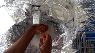 Miniatura de Hungry Bi Fists Huge Thick Brown Cream Pie Then Cleans Up Hands