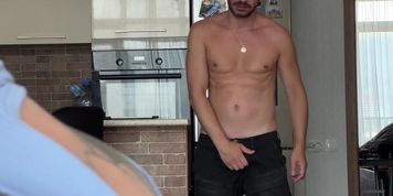 Miniatura de Bi Threesome - Stepdad Fucks Stepson And His Gf And Cums On Their Fac... (Falcon Al, Katty West)
