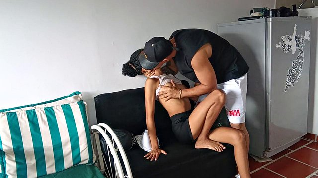 Miniatura de DimitryOfficial Seduces Skinny Latina in Living Room of Her House Before Pounding Her Tight Pussy Doggy