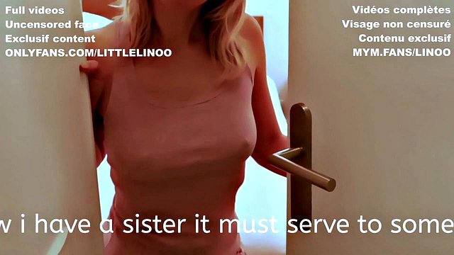 Miniatura de Little Linoo's Blonde Lesbian Masturbation Caught