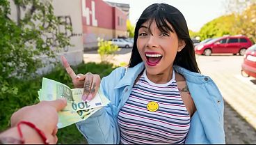 Miniatura de Paid a Few Euros and This Big-Titted Latina Was Gagging on My Cock