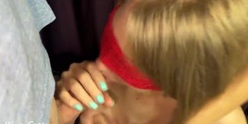 Miniatura de FFM Threesome - blowjob, pussy licking, cowgirl, balls licking, doggy, cum body (Short Ver) (Kira Green)