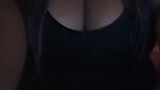 Miniatura de POV: FLUFFY EBONY WITH BIG JUICY TITS RIDING BIG HARD COCK!