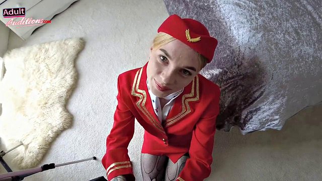 Miniatura de British Sapphire Sweet Cabincrew Cosplay