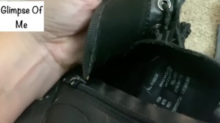 Miniatura de Removing boots after work (foot fetish) - Glimpseofme
