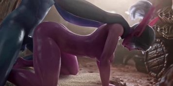 Miniatura de Horny Elf-girl Want Cum Inside Pussy - 3d Animated Sex