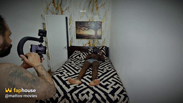 Miniatura de Akillies Black Catches Nicolly Mattos Husband Watching Porn and Pounds Her Big Latina Ass