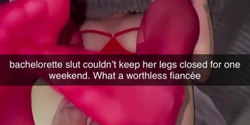 Miniatura de Bachelorette Party Gone Wild&Colon; Cheating Bride To Be Hard Fucks Stranger Downtown Apartment – Snaps Creampie To Fianc&