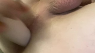 Miniatura de Juicy anal training - Cute anal gape! Lots of prostate milk and spit all over my asshole.