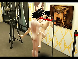 Miniatura de dragon ball porn epi 37 after giving milk a massage, goku seduces her and makes them come until she's tired