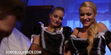 Miniatura de Two Blonde Maids Serve Full Service FFM Threesome (Cayenne Klein, Cherry Kiss, Markus Dupree)