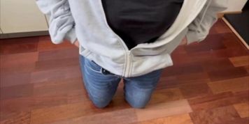 Miniatura de College girl that hasn't been washed in 3 days&period; Masturbation with a&period; I want you to lick my stinky&period;&per