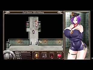 Miniatura de karryn's prison [rpg hentai game] ep.2 helping the innmates to release their loads cum on huge warden breasts