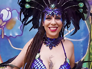 Miniatura de curvy samba dancer anal in my bang van