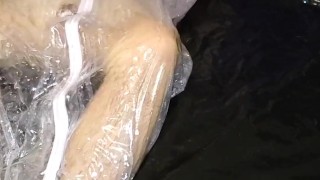 Miniatura de Latex WAM Bondage Sissy Sandals
