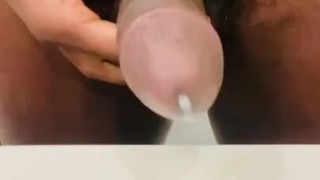 Miniatura de Big Cumshot Black Cock Masturbation