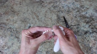 Miniatura de Fucking a Latex Glove in the Ass - Massive Cumshot