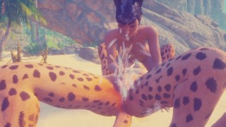 Miniatura de Trap the Cat FURRY lesbian sex on the beach
