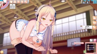 Miniatura de 【エロゲーコイカツ！】爆乳高飛車jk「姫菜(オリキャラ)」のおっぱい揉みまくりH！(巨乳アニメ3DCG動画)[Hentai Game Koikatsu! ](Anime 3DCG video)