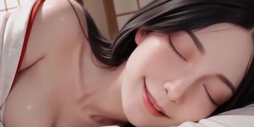 Miniatura de Busty Milf Unohana Retsu Lets You Screw Her Huge Tits And Cum All Over Them – Pov Missionary Sex