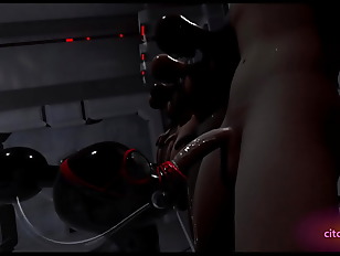 Miniatura de citor3 3d vr game full latex suit thick milf with huge tits blows and swallows slave cum