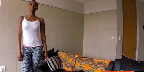 Miniatura de This Black Amateur Begged For Hard Sex... Swallowed Cum While Forgetting Her Life At Home