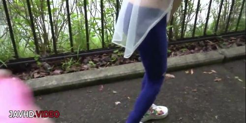 Miniatura de Outdoor JAV Naughty Mikuru Shiinas Lustful Blow Job Tempts All