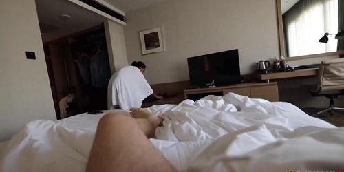 Miniatura de JohnTronX - Hot POV fucking a gorgeous Asian girl after a shower