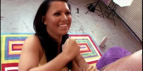 Miniatura de Eva Angelina with Big boobs and Shaved Pussy Handjob Fetish