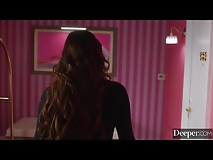 Miniatura de deeper. super hot freckled red head stella luxx gets her perfect pink holes stetched during intense anal fuck from stranger