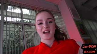 Miniatura de POV anal medium boobs babe talks dirty while anally banged