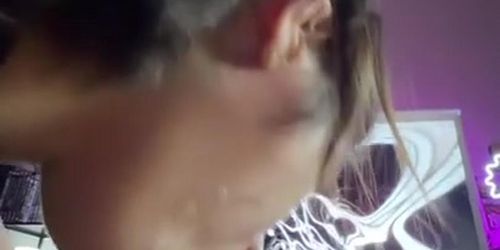 Miniatura de Spidergirl Pomi_pomi Gives The Sloppiest Blowjob Then Gets Fucked