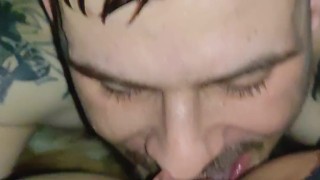 Miniatura de Licking feet and pussy in nylons